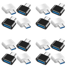 4X USB C to USB Adapter, USB C to USB 3.0 OTG Adapter,USB Female to USB-C Male Compatible for  Pro,