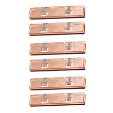 6 Piezas de Radiador Disipador de Calor RAM de Cobre Puro para Ram Enfriador de Memoria Disipador de Calor de RefrigeracióN Radiador de Memoria de