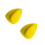 2Pcs Yellow Polishing Disk with Back Hook Loop Manual Grinding Pad 8