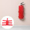 Red Nylon Fire Extinguisher Strap for Vehicle Secure Mounting 5