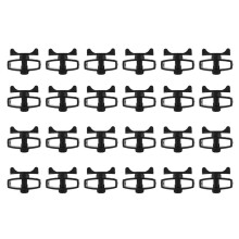 Plastic Electronic Fence Wire Tensioner Livestock Electric Fence Wire Portable Tape Tighteners for Farm Accessories 24Pc