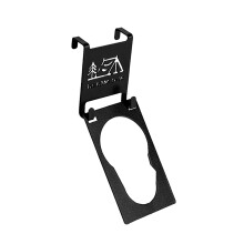 Camping Table Clip with Metal Gear Hanger for Gas Canister and Lantern, Durable Lightweight Design