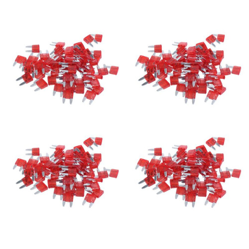 240PCS 10A 10A Auto  Blade Fuses Red for Car