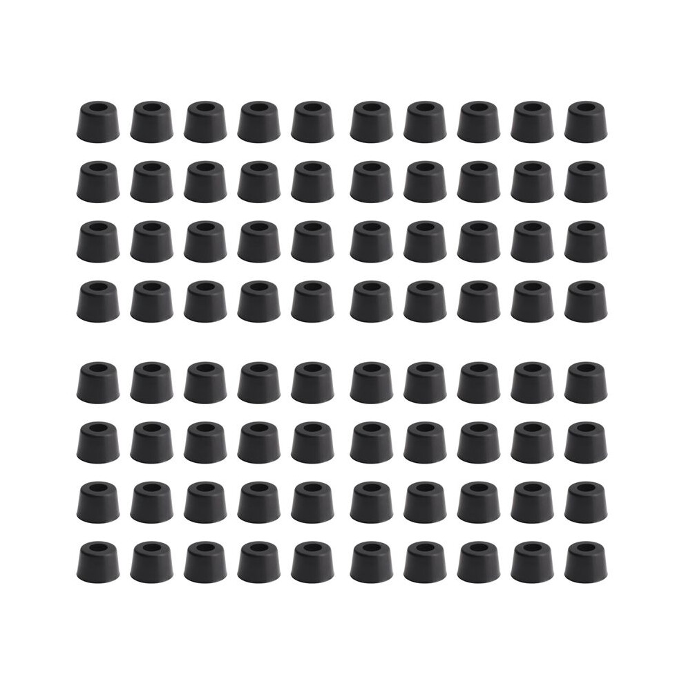 Rubber Anti Vibration Isolator Absorber Base Foot Pad 80Pcs Black 6032467470755