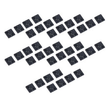 1000 Pcs Self Adhesive Cable Tie Mount Base Holder 20 x 20 x 6mm