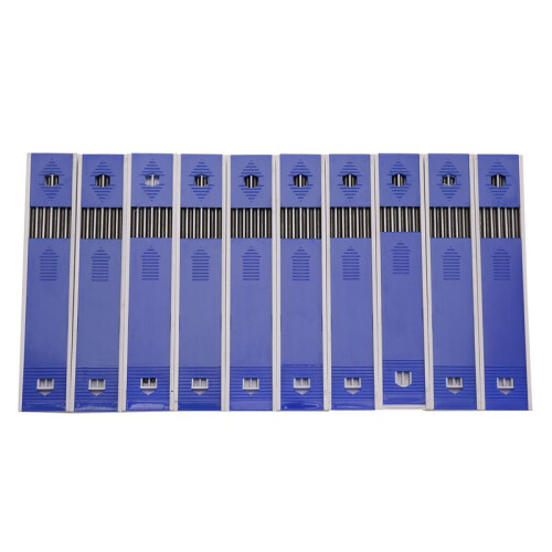 60Pieces 2.8 mm Solid Carpenter Pencil Refills for Woodworking Mechanical Pencil for Writing, Drawing, Drafting (Black)