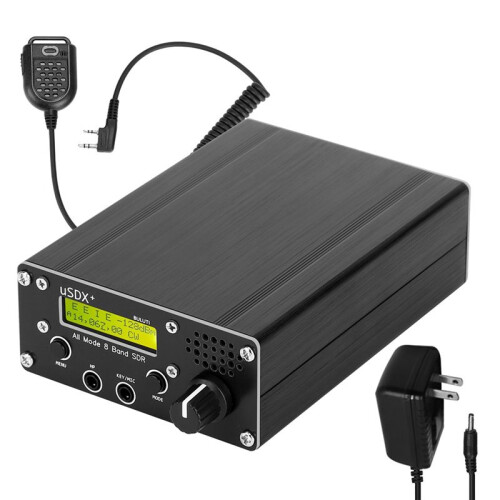 USDX High Frequency Shortwave Transceiver USDR V2 8-Band SDR Transceiver  SSB QRPLCD Us Plug