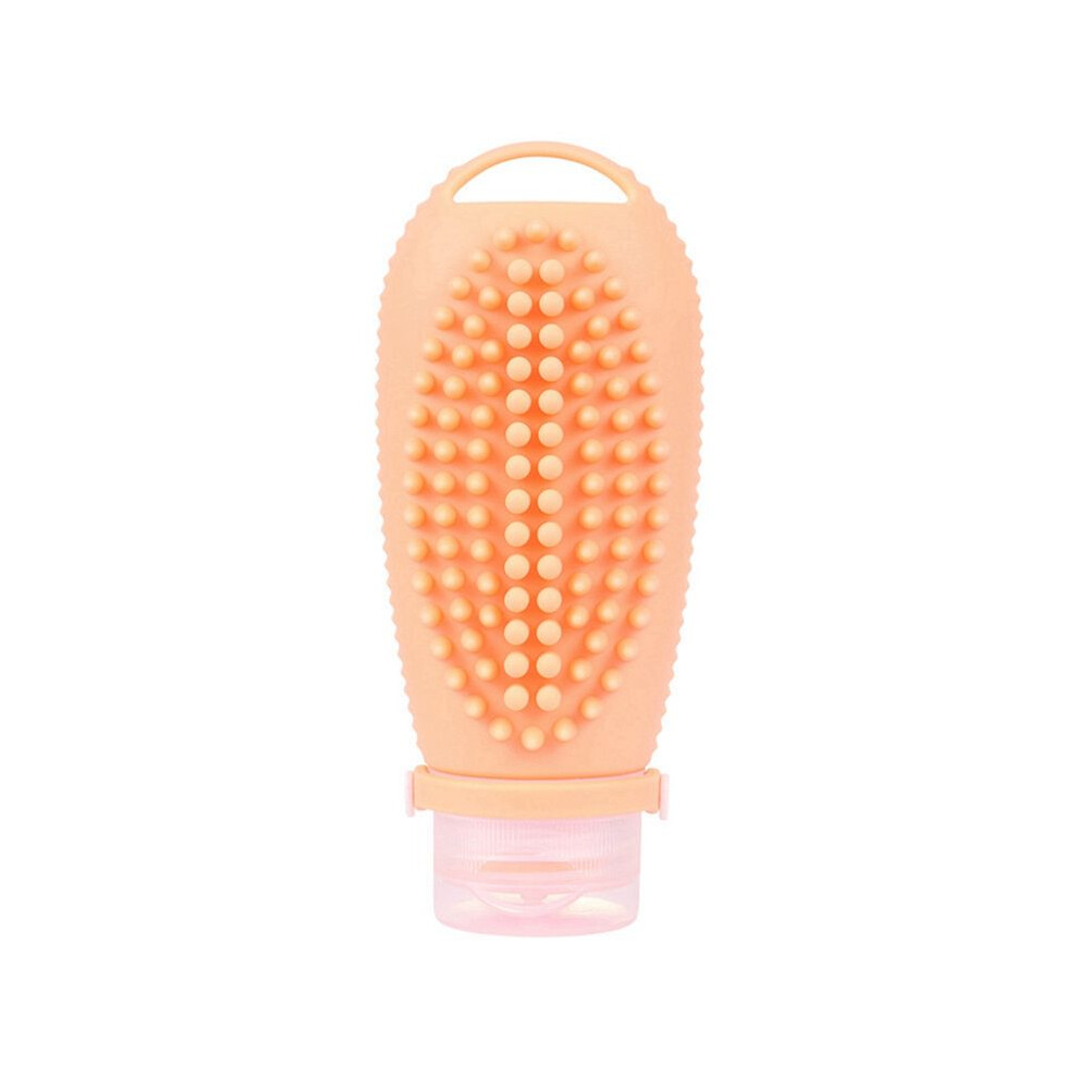 Tauoh Silicone Travel Refillable Bottle Facial Cleansing Brush Portable Shampoo Bottles Lotion Cosmetics Containers H