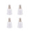 4X E14 to E26 E27 Adapter Chandelier Light Socket E14 to Medium Socket E26 E27 Converter Bulb Base Adapter Converter 1