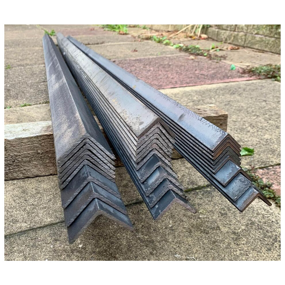 (20mm x 20mm x 3mm) S275 Mild Steel Angle Iron Bar Section - 6m Lengths
