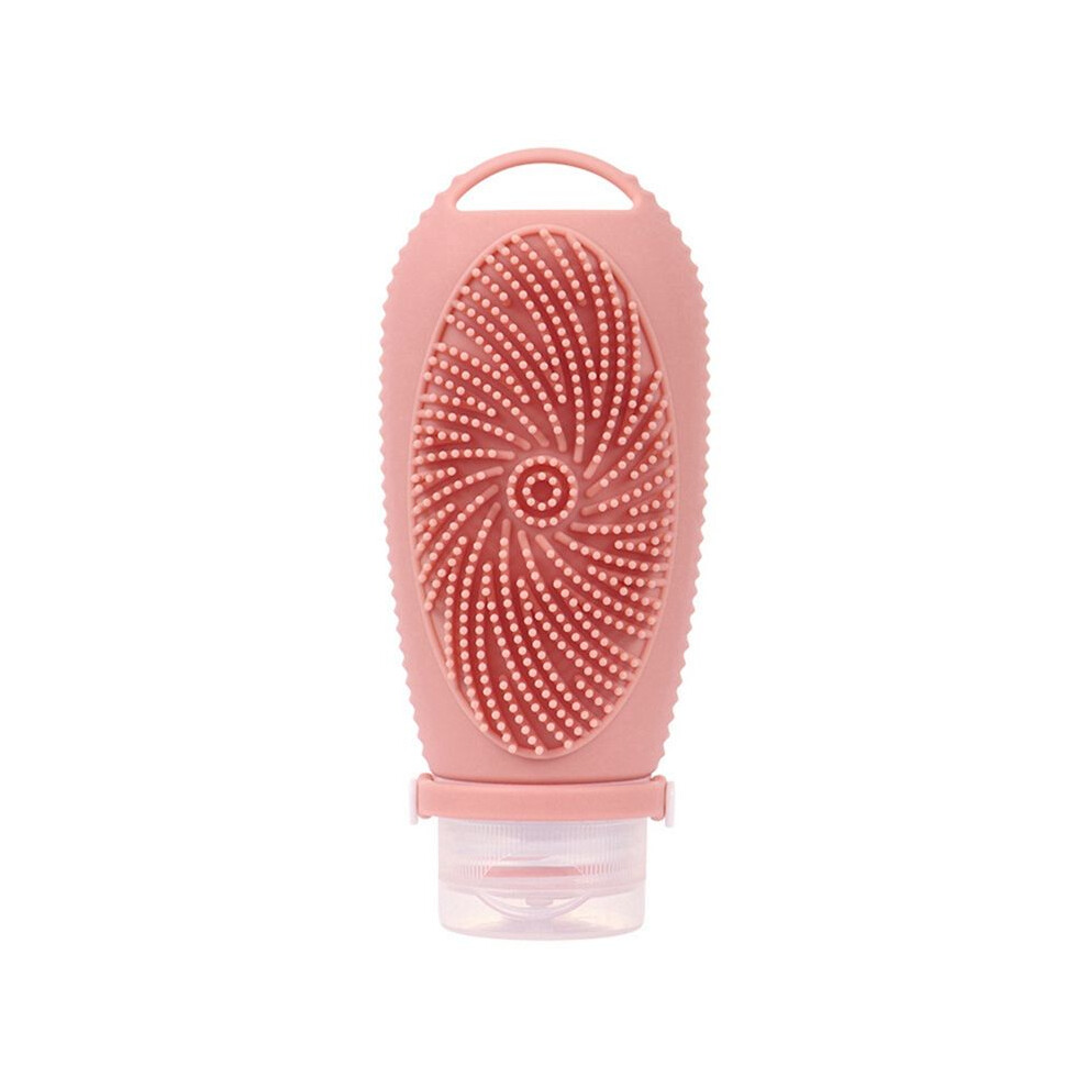 Tauoh Silicone Travel Refillable Bottle Facial Cleansing Brush Portable Shampoo Bottles Lotion Cosmetics Container Trip F