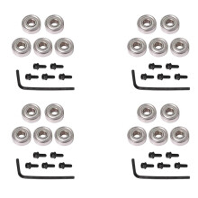 20x Top Bearing Router Bit Cutter Bearing Set Bearing Accessories Kit Inner 4.76mm Outer 12.7mm