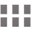 6X Rubber Stamp Sheet for Lasers Engraving Machine with A4 Size 2.3mm (Dark Gray) 1
