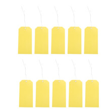 100Pcs 15.9cmx7.9cmPlastic Shipping Labels with Wire Durable Writable Hang Tags,Shipping Labels for Equipment Auto Parts