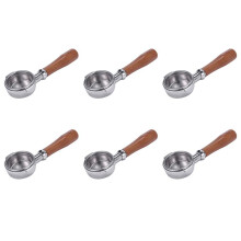 6X 58Mm Coffee Machine E61 No Base Filter Bracket Coffee Bottomless Handle Coffee Spoon Wooden Handle Accessories