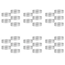 30Pcs Circular Tart Rings with Holes Stainless Steel Fruit Pie Quiches Cake Mousse Mold Kitchen Baking Mould 7cm