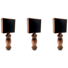3X Personalized Beer Handle Home Brew Wooden Tap Handle, Reusable Chalkboard DIY  Beer Faucet Handles Bar Decor