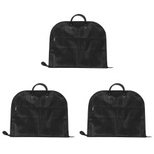 3pcs 60x100cm Dust-Proof Dress Clothes Cover Case Suit Dress Garment Bag Carrier Coat Jacket Home Zipper Protector