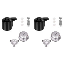 2X Steam Release Handle Float Valve Replacement Parts with 3 Silicone Caps for Instantpot Duo 3, 5, 6 QT,Duo 3,6 QT