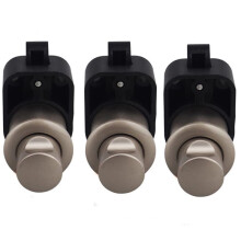 RV Bootkast Knopslot RV Meubilair Knopslot Boot Jacht Wandkast Lade Duwslot, Parel Nikkel