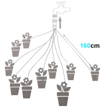 Plant Irrigation Tools Automatic Watering Device Auto Drip Flower Watering Water Lazy Planting Kit Dripper Kits