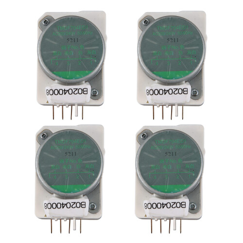 4X Mechanical Defrosting Timer for Refrigerator Parts TMDF704ED1 Refrigerator Defrosting Timer 1