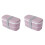 2X Microwavable 2 Layer Lunch Box with Compartments Leakproof Bento Box Insulated Food Container Lunch Box 1