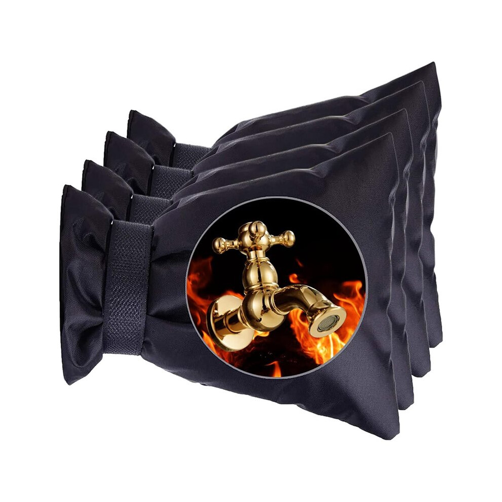 4Pcs Outdoor Faucet Cover 7.8Inch X 5.5Inch Spigot Cover Freeze Garden Hose Bib Cover Socks 6032999285902