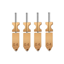 4Pcs for Flashforge AD5X Hot End Kit 0.4mm High Temperature Resistant Quick Release Nozzle for AD5X Extruder Parts