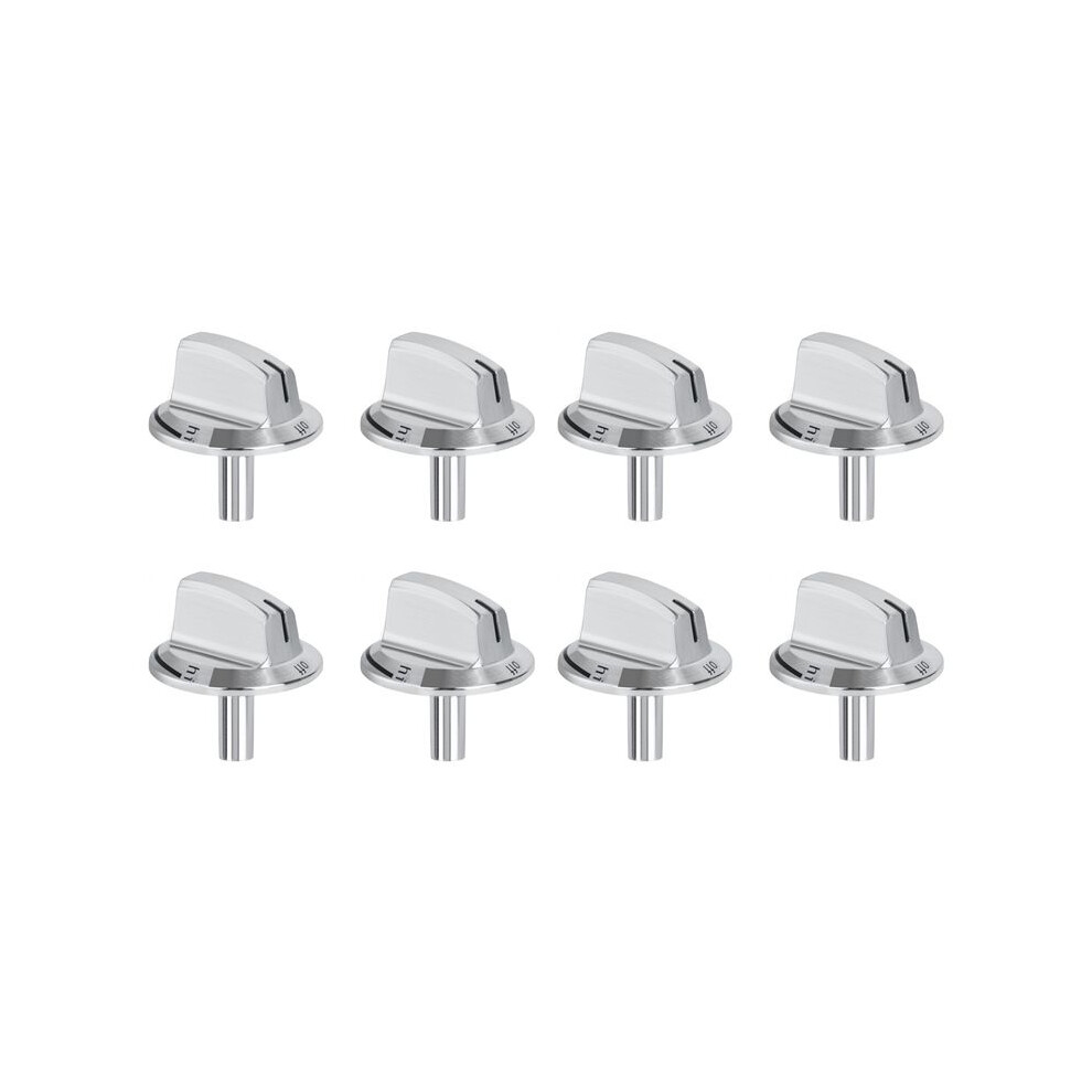 8 Pcs Upgrade 5304525746 Long Stem Stove Knobs Replacements, Compatible With Gas Stove Range Oven Knobs 6032841108045