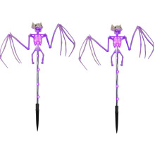 2 PAKKEN Halloween-Decoraties, Buitenzonne-Tuinverlichting, voor Graf/Tuin/Huis/Halloween-Feestcadeaus, Decoratie