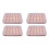 Egg Container, Refrigerator Deviled Egg Tray Carrier with Lid for 60 Eggs - Plastic Fridge Stackable Portable 4 Pack 1