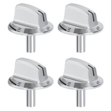 4 PCS Upgrade 5304525746 Long Stem Stove Knobs Replacements, Compatible with Gas Stove Range Oven Knobs