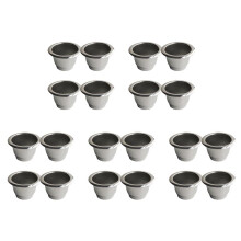 20Pcs for Refillable Coffee Capsule Coffee Filter Reusable Coffee Pod Reusable Cafe Machine DIY