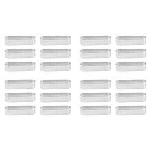 24Pcs Oval Tartlet Molds French Dessert Mousse Fruit Pie Tart Ring Quiche Cake Mold