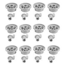 12Pack 165314 Dishwasher Lower Rack Wheel Replacement Part Fit for & Dishwashers-Replaces 420198 AP2802428
