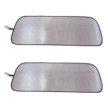 2X Parabrezza Parasole, per JL JLU 2018 2019 Foglio di Alluminio Parasole Mat Anti UV Ray Heat Shield