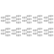 Stainless Steel Perforated Tart Ring,50Pcs 5cm Perforated Cake Mousse Ring, DIY Round Tart Rings for Baking Dessert Ring
