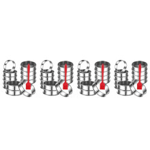 48Pack English Muffin Rings 3.15 Inch Crumpet Rings Stainless Steel Double Rolled Tart Rings, Cooking Pastry Ring Molds