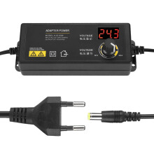 336V 60W Einstellbarer Netzadapter mit LED-Anzeige, Mehrfachschutz