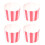 200X Cupcake Wrapper Paper Cake Case Baking Cups Liner Muffin Kitchen Baking Red Stripes 1