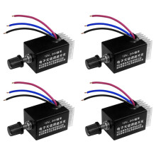 4Pc Motor Speed Regulator 12V/24V 10 A Motor Speed Controller for Car Truck Fan Heater Control