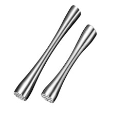 8Inch and 10Inch Stainless Steel Muddler for Cocktails,Old Fashioned Cocktail Muddler,Home Bar Supplies and Accessories