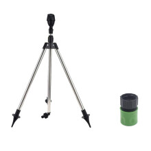 Rotating Tripod Sprinkler, 360Degree Automatic Rotating Irrigation Watering Sprinklers, for Area Yard Garden Lawn