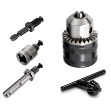 Adattatore per Chiave per Mandrino Autoserrante con Capacità da 1,5-10 Mm, 1/16 Pollici-3/8 Pollici, Adattatore Femmina Quadrato con Presa da 1/2