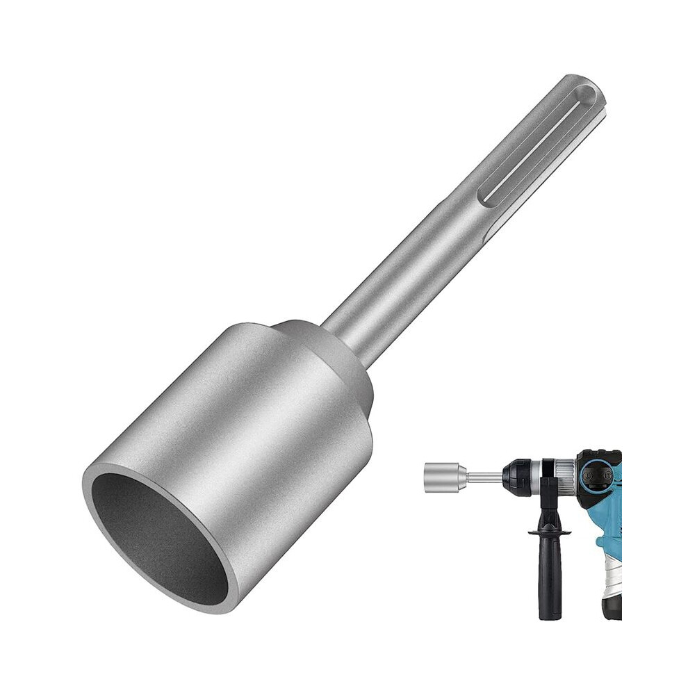 Sds-Max Ground Rod Driver, 45Mm Heavy Duty Steel Drill Bit Driver,For Rotaryhammer Drill Grounding Rods (1.77 In) 4712909289603