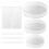 Acrylic Round Cake Disk Set,Acrylic Cake Discs Set,Comb Scrapers,Dowel Rods,Icing Scraper,Acrylic Scraper Smoother 1