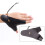 Archery Glove Black PU Hand Guard Finger Protector for Shooting 5