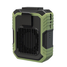 Portable Waist Fan Rechargeable, Personal Waist Fan, Hands-Free Neck Fan for Camping, Outdoor, Construction Site,Green