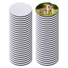 50 PièCes éBauches de Sous-Verres de Voiture de Sublimation, pour Bricolage Artisanat Sous-Verres de Tasse de Voiture Peinture Projet Accessoires de